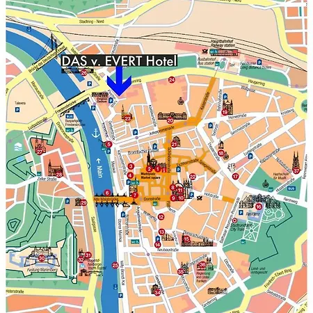V Evert - Am Congress Centrum 酒店 维尔茨堡