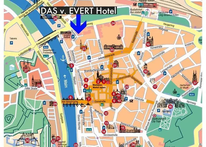 V Evert - Am Congress Centrum ホテル ヴュルツブルク